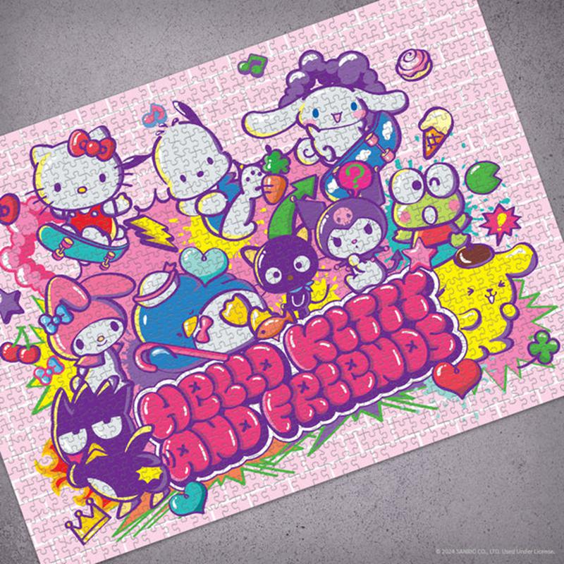 Sanrio Characters Sanrio Hello Kitty and Friends Tokyo Skate 1000-Pc Puzzles  Saudi Arabia |  YD7146892
