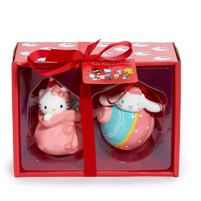 Sanrio Characters Sanrio Hello Kitty and Cinnamoroll 2-pc Holiday Ceramic Set (Pastel Ornament  Saudi Arabia |  CF3580297