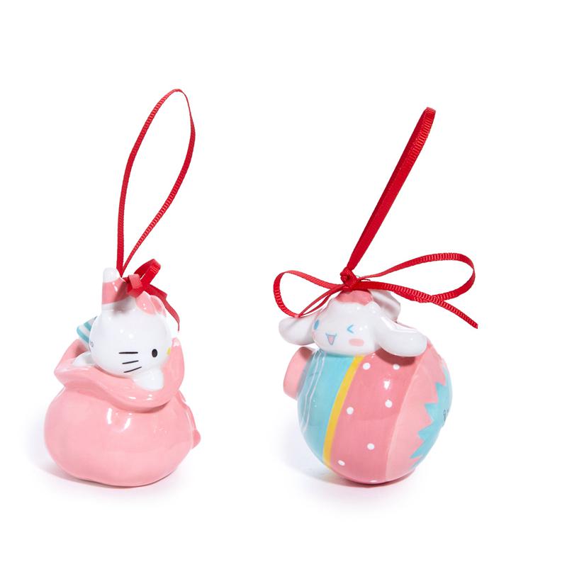 Sanrio Characters Sanrio Hello Kitty and Cinnamoroll 2-pc Holiday Ceramic Set (Pastel Ornament  Saudi Arabia |  CF3580297