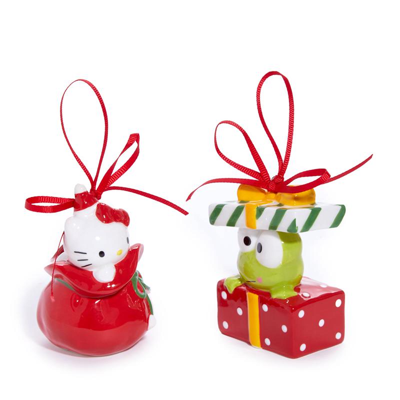 Sanrio Characters Sanrio Hello Kitty and Keroppi 2-pc Holiday Ceramic Set (Red) Ornament  Saudi Arabia |  QD1836457