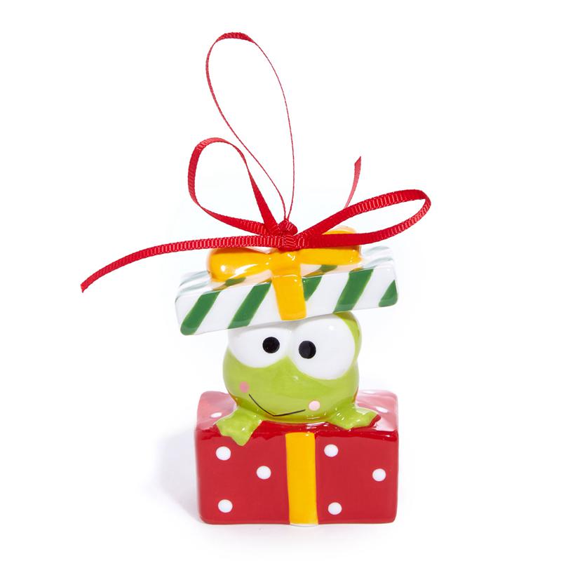Sanrio Characters Sanrio Hello Kitty and Keroppi 2-pc Holiday Ceramic Set (Red) Ornament  Saudi Arabia |  QD1836457