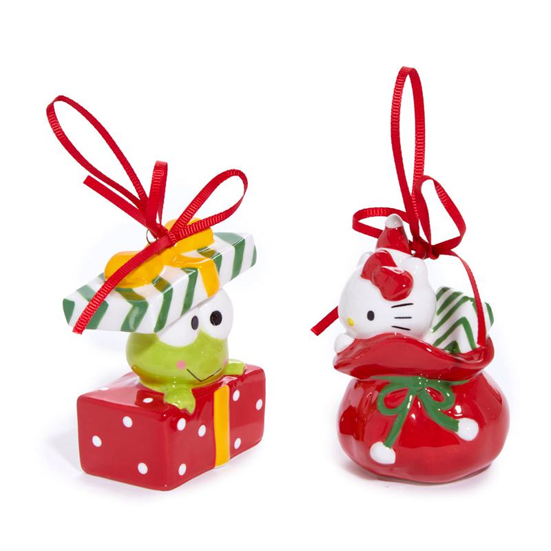 Sanrio Characters Sanrio Hello Kitty and Keroppi 2-pc Holiday Ceramic Set (Red) Ornament  Saudi Arabia |  QD1836457