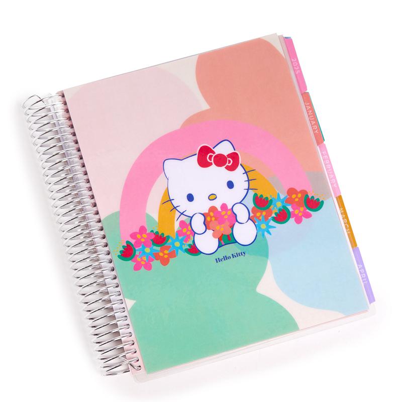 Sanrio Characters Sanrio Hello Kitty and Friends x Erin Condren Rainbow Relaxation 2025 LifePla Lifeplanner  Saudi Arabia |  SN7915804