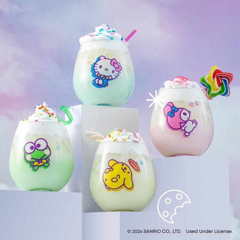 Sanrio Characters Sanrio Hello Kitty and Friends Above the Clouds Stemless (Set of 4) Glasses  Saudi Arabia |  GL5308649