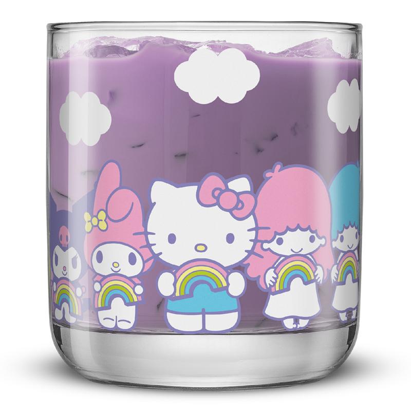 Sanrio Characters Sanrio Hello Kitty and Friends Rainbow Short Drinking (Set of 4) Glasses  Saudi Arabia |  BC4672380