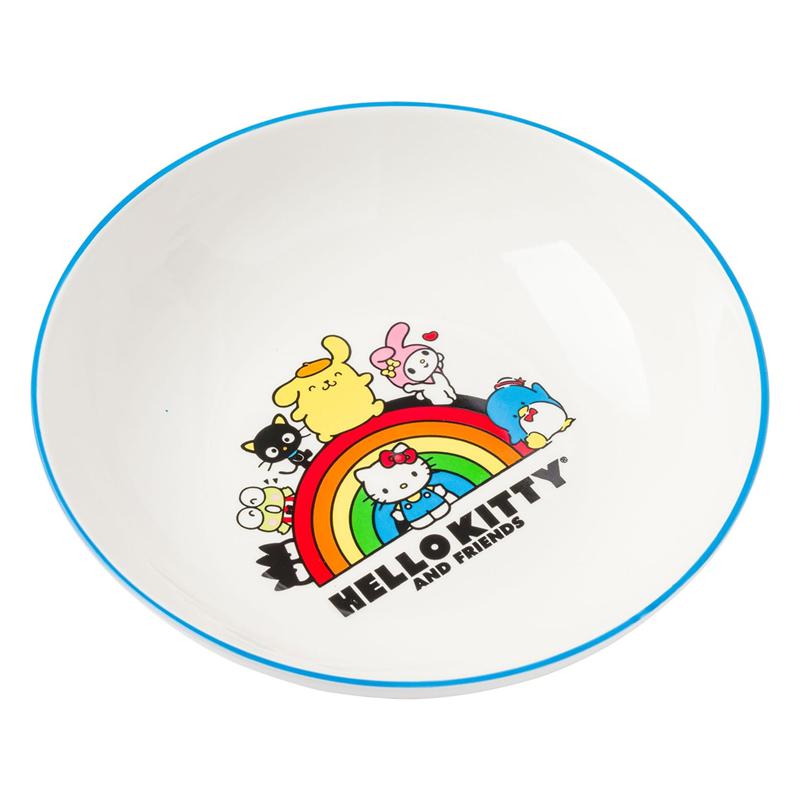 Sanrio Characters Sanrio Hello Kitty and Friends Ceramic Dinner Bowl (Rainbow Parade) Bowl  Saudi Arabia |  TE7538120