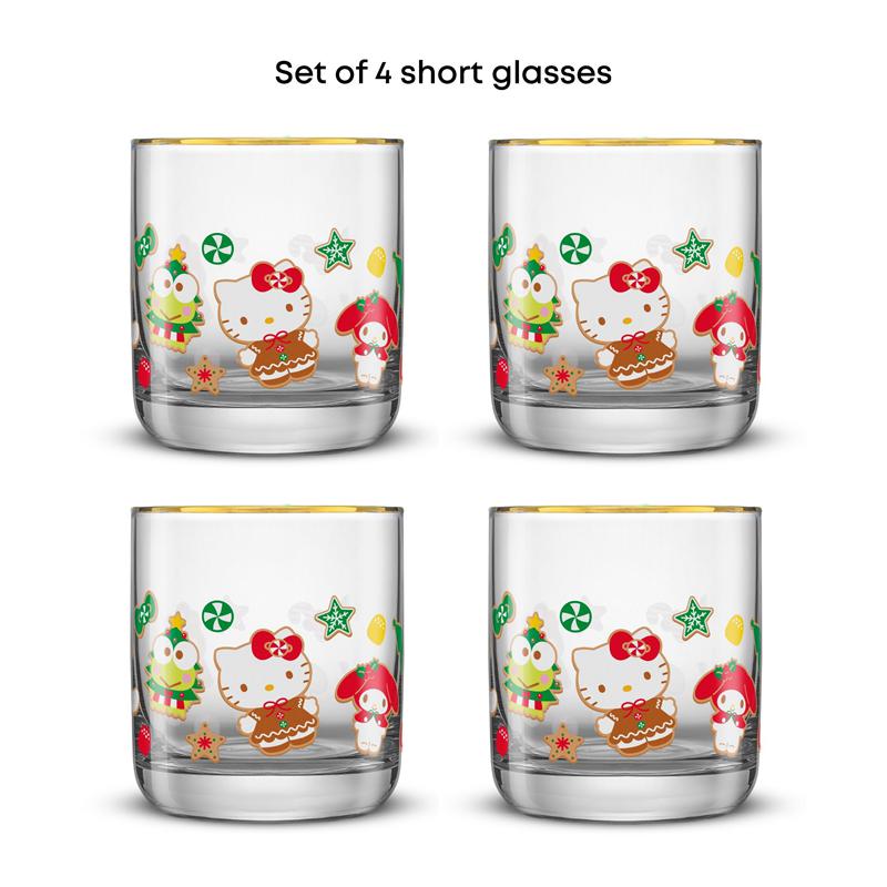 Sanrio Characters Sanrio Hello Kitty and Friends Gingerbread Pals Short Glasses  Saudi Arabia |  NS7642510