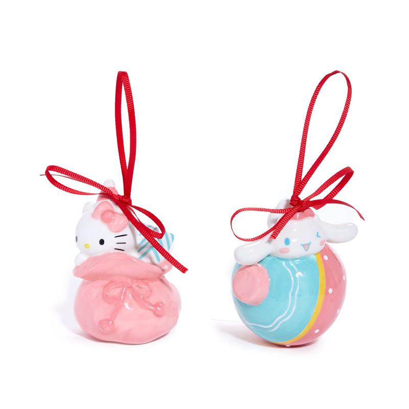 Sanrio Characters Sanrio Hello Kitty and Cinnamoroll 2-pc Holiday Ceramic Set (Pastel Ornament  Saudi Arabia |  CJ6852410