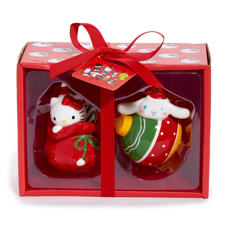 Sanrio Characters Sanrio Hello Kitty and Cinnamoroll 2-pc Holiday Ceramic Set (Red) Ornament  Saudi Arabia |  QD5140832