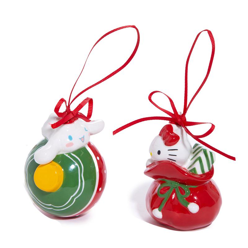 Sanrio Characters Sanrio Hello Kitty and Cinnamoroll 2-pc Holiday Ceramic Set (Red) Ornament  Saudi Arabia |  QD5140832