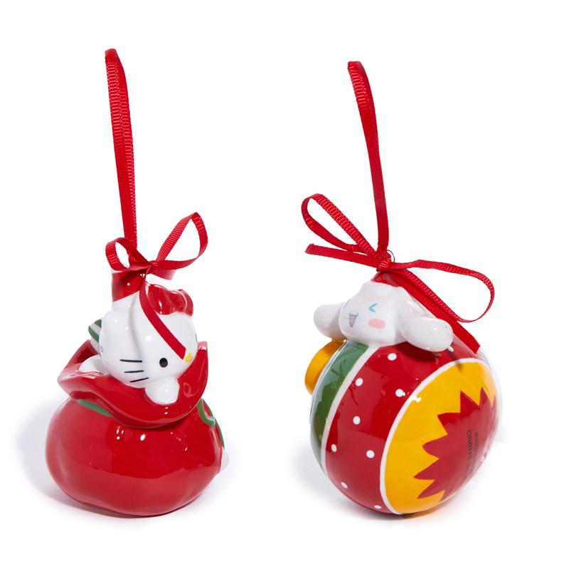 Sanrio Characters Sanrio Hello Kitty and Cinnamoroll 2-pc Holiday Ceramic Set (Red) Ornament  Saudi Arabia |  QD5140832