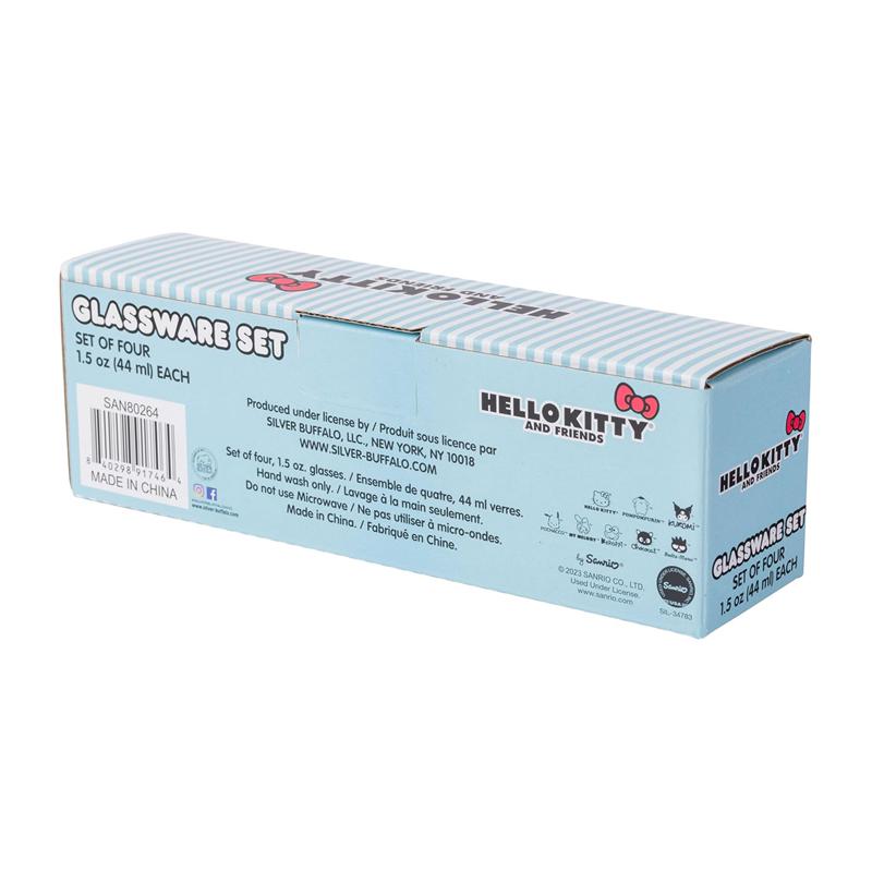 Sanrio Characters Sanrio Hello Kitty and Friends Mini 4-Piece Set (Rainbows) Glasses  Saudi Arabia |  YO4980627