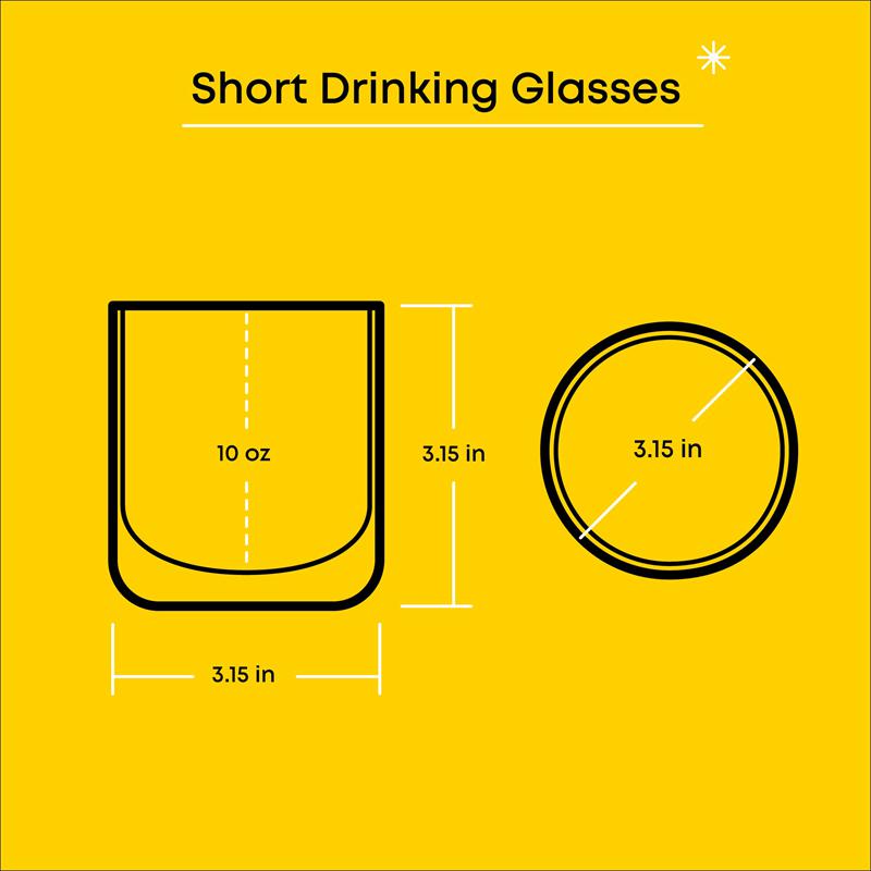 Sanrio Characters Sanrio Hello Kitty and Friends Rainbow Short Drinking (Set of 4) Glasses  Saudi Arabia |  UQ9720148