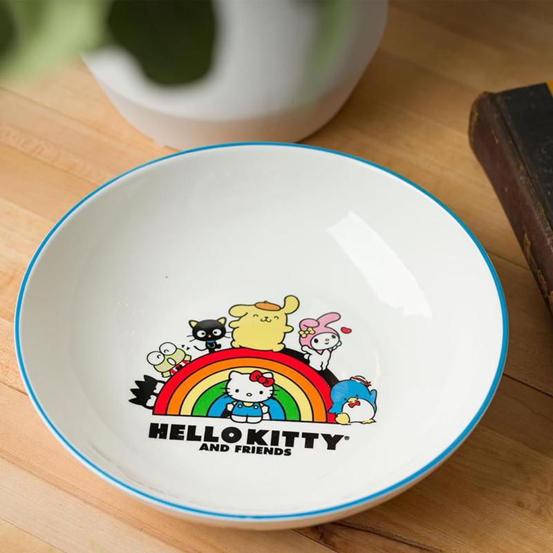 Sanrio Characters Sanrio Hello Kitty and Friends Ceramic Dinner Bowl (Rainbow Parade) Bowl  Saudi Arabia |  ZT3028791