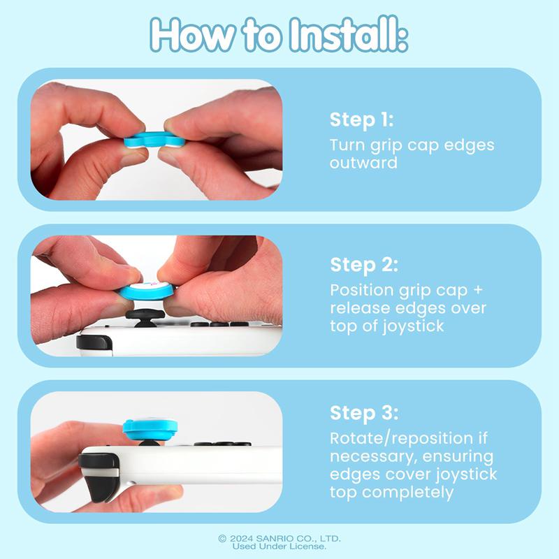 Sanrio Characters Sanrio Hello Kitty and Friends Switch Grips (Cinnamoroll + Pompompurin) Caps  Saudi Arabia |  CN1427039