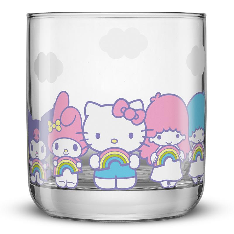Sanrio Characters Sanrio Hello Kitty and Friends Rainbow Short Drinking (Set of 4) Glasses  Saudi Arabia |  FP4738921