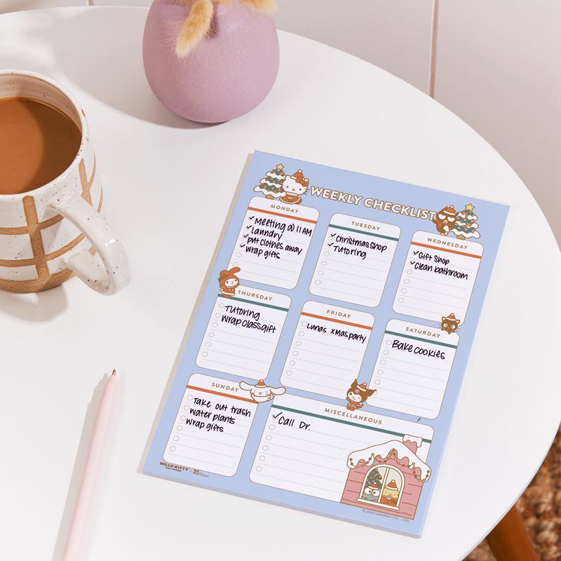 Sanrio Characters Sanrio Hello Kitty and Friends x Erin Condren Holiday Checklist Notepad  Saudi Arabia |  EB8096412