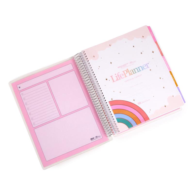Sanrio Characters Sanrio Hello Kitty and Friends x Erin Condren Rainbow Relaxation 2025 LifePla Lifeplanner  Saudi Arabia |  HY6931478