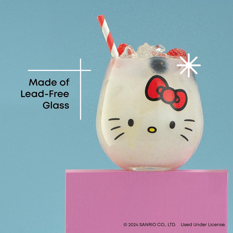 Sanrio Characters Sanrio Hello Kitty and Friends Hello Sippy Stemless (Set of 4) Glasses  Saudi Arabia |  DX2637189