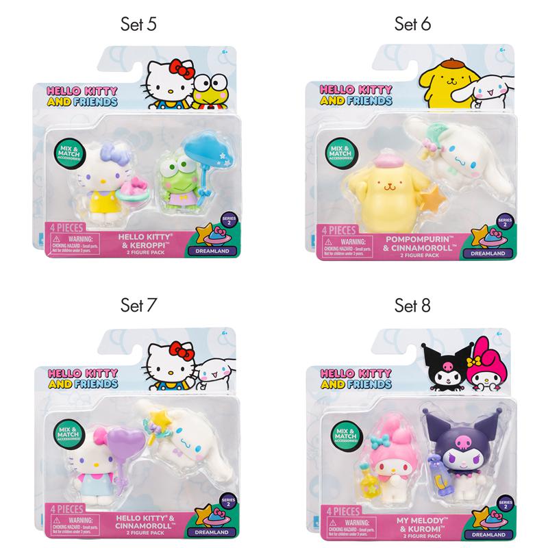 Sanrio Characters Sanrio Hello Kitty and Friends 2-pc (Series 2: Dreamland) Figure Pack  Saudi Arabia |  PS9153802