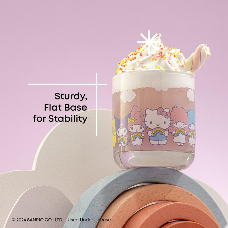 Sanrio Characters Sanrio Hello Kitty and Friends Rainbow Short Drinking (Set of 4) Glasses  Saudi Arabia |  LE5723640