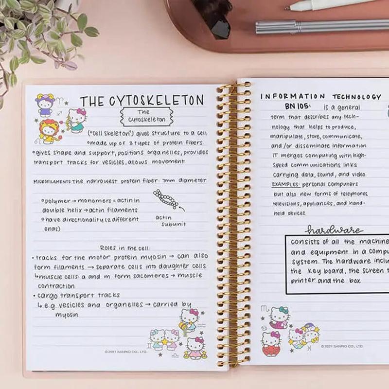Sanrio Characters Sanrio Hello Kitty x Erin Condren Zodiac A5 Coiled Notebook  Saudi Arabia |  RC9180546