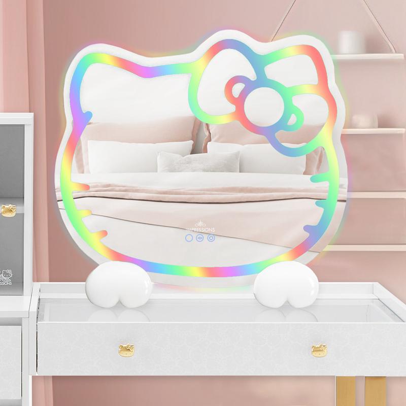 Sanrio Characters Sanrio Hello Kitty x Impressions Vanity RGB Wall 2.0 W/ Bluetooth Spea Mirror  Saudi Arabia |  AE2845790