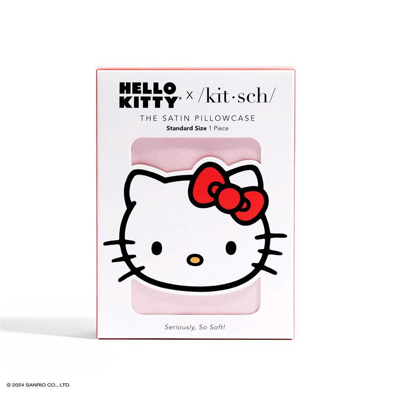 Sanrio Characters Sanrio Hello Kitty x Kitsch Facecase (Solid Pink) Pillow  Saudi Arabia |  OC5208973
