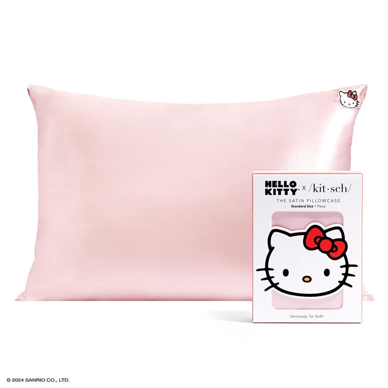 Sanrio Characters Sanrio Hello Kitty x Kitsch Facecase (Solid Pink) Pillow  Saudi Arabia |  OC5208973