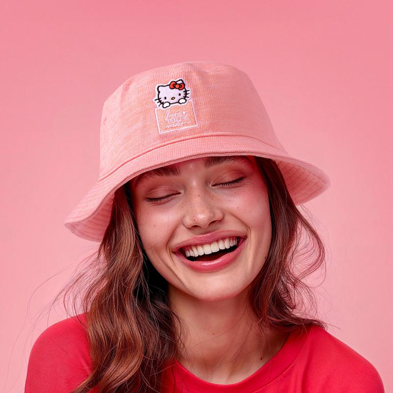 Sanrio Characters Sanrio Hello Kitty x Love Your Melon Speckled Hero (Pink) Bucket Hat  Saudi Arabia |  UR6258701