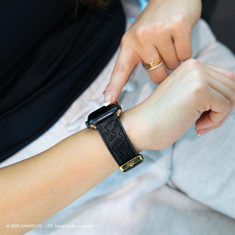 Sanrio Characters Sanrio Hello Kitty x Sonix Classic Black Leather Band Watch  Saudi Arabia |  PN8247630