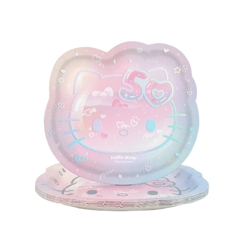 Sanrio Characters Sanrio Hello Kitty x Studio Oh! 50th Anniversary Dessert Plate  Saudi Arabia |  LZ1940387