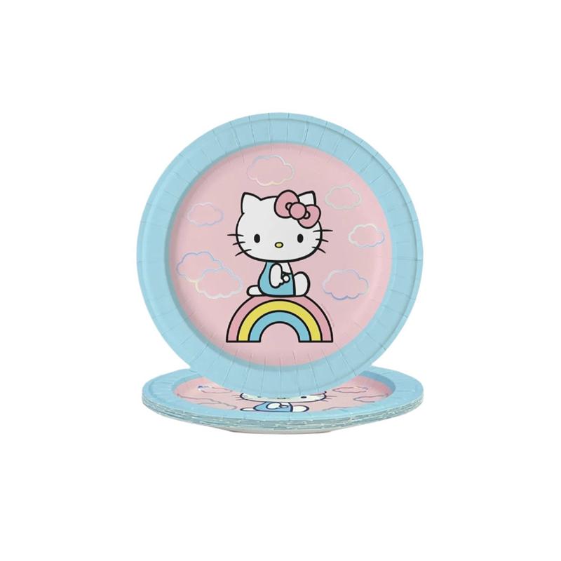 Sanrio Characters Sanrio Hello Kitty x Studio Oh! Rainbow Skies Dessert Plate  Saudi Arabia |  SP5821730