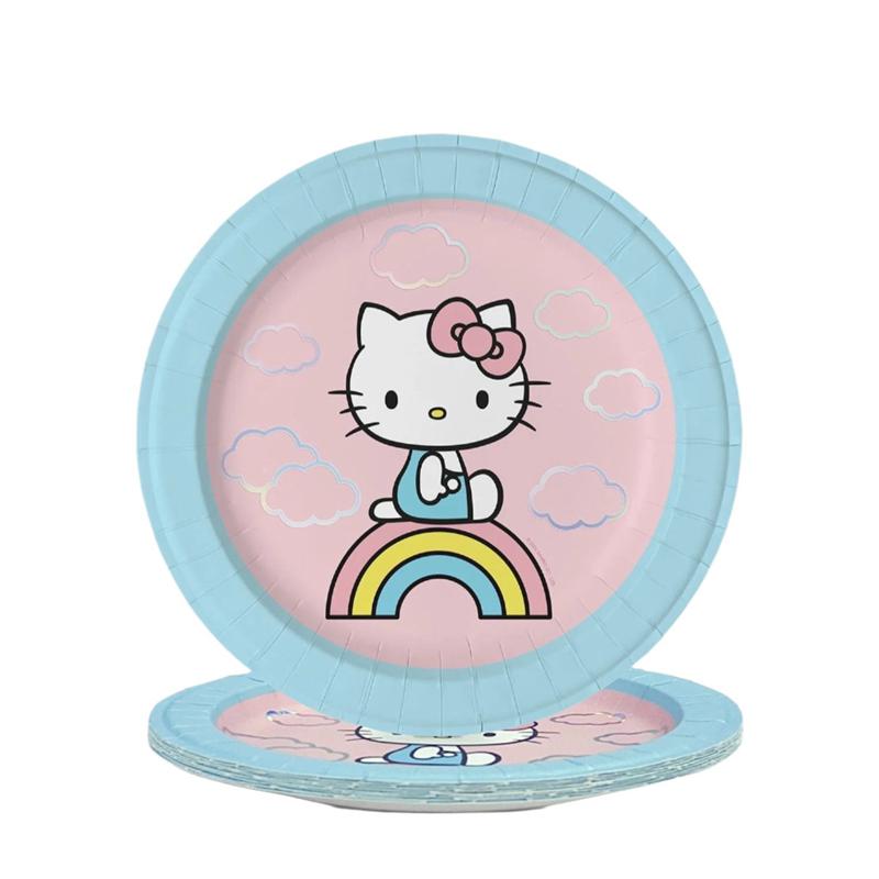 Sanrio Characters Sanrio Hello Kitty x Studio Oh! Rainbow Skieseon Plate  Saudi Arabia |  LP8160427