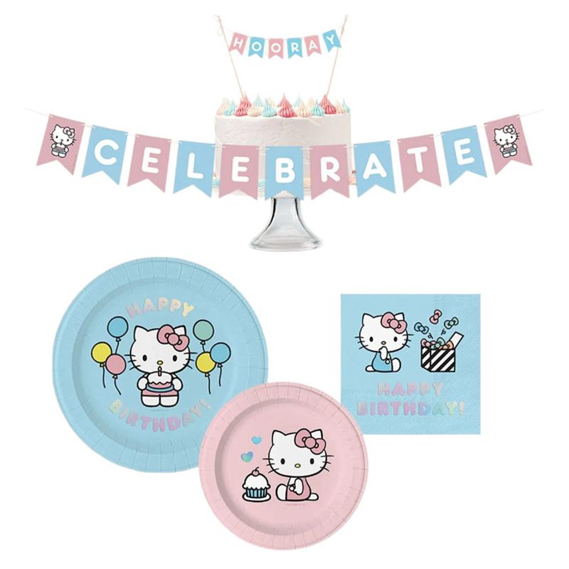 Sanrio Characters Sanrio Hello Kitty x Studio Oh! Happy Birthday Paper Party Pack  Saudi Arabia |  YI3798251