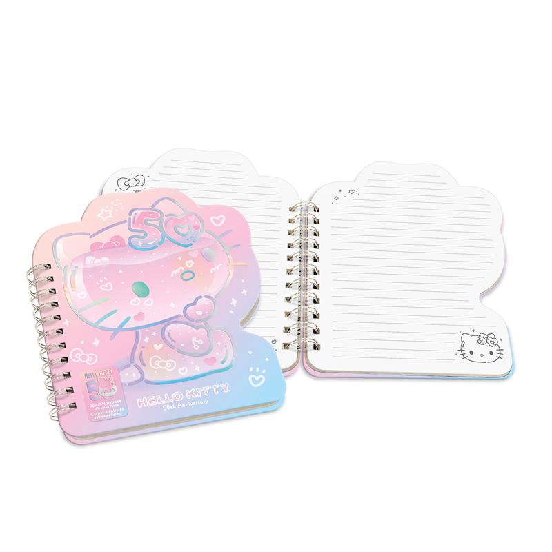 Sanrio Characters Sanrio Hello Kitty x Studio Oh! 50th Anniversary Die-Cut Spiral Notebook  Saudi Arabia |  UW4720689