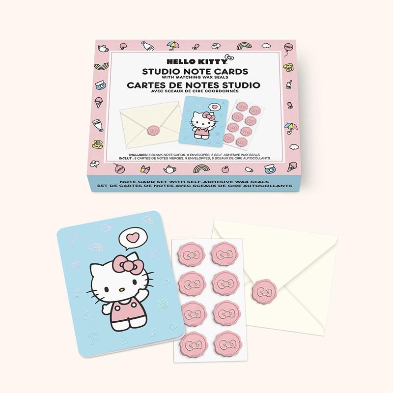 Sanrio Characters Sanrio Hello Kitty x Studio Oh! Classic Pink 25-Pc Note Cards & Wax Seals Set Note Cards & Wax Seals Set  Saudi Arabia |  ID8149376