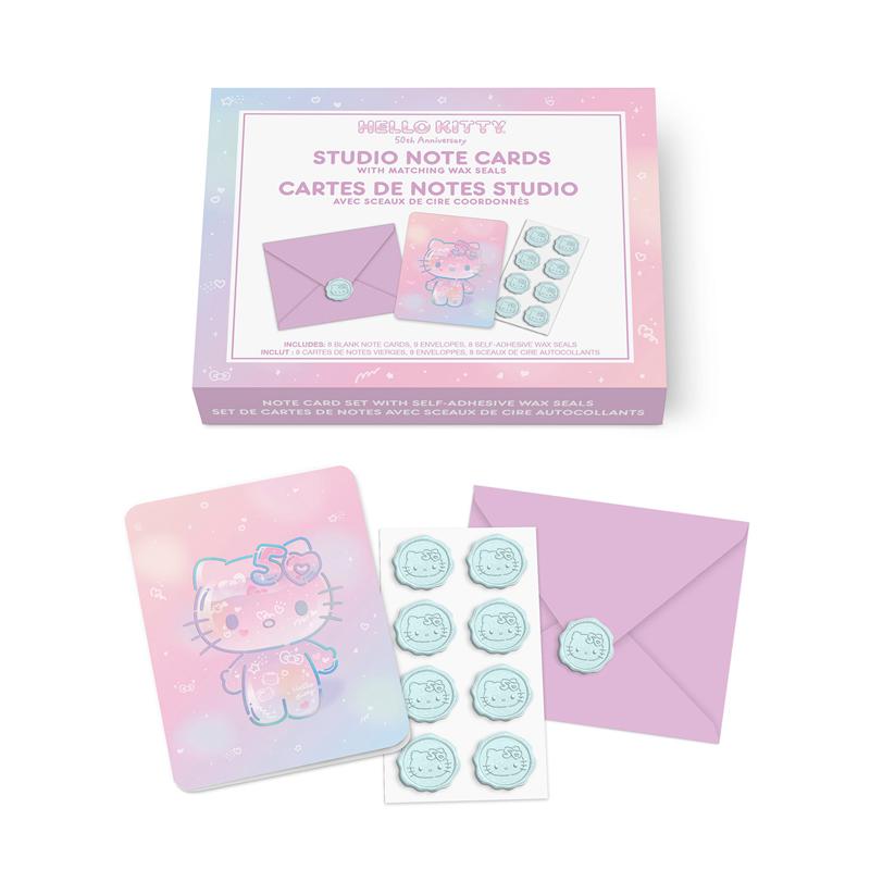 Sanrio Characters Sanrio Hello Kitty x Studio Oh! 50th Anniversary 25-Pc Note Cards & Wax Seals Note Cards & Wax Seals  Saudi Arabia |  AN0274163