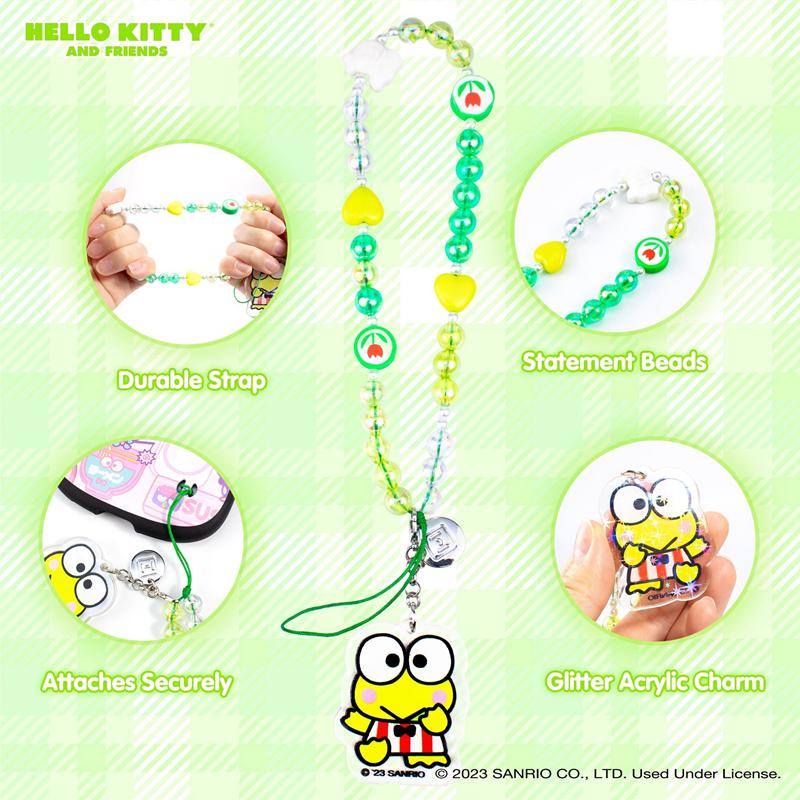 Sanrio Characters Sanrio Keroppi Beaded Charm Mobile Phone Wrist Straps  Saudi Arabia |  JV9725631