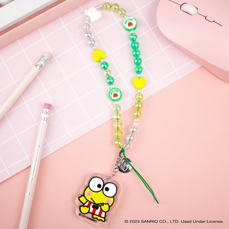 Sanrio Characters Sanrio Keroppi Beaded Charm Mobile Phone Wrist Straps  Saudi Arabia |  JV9725631