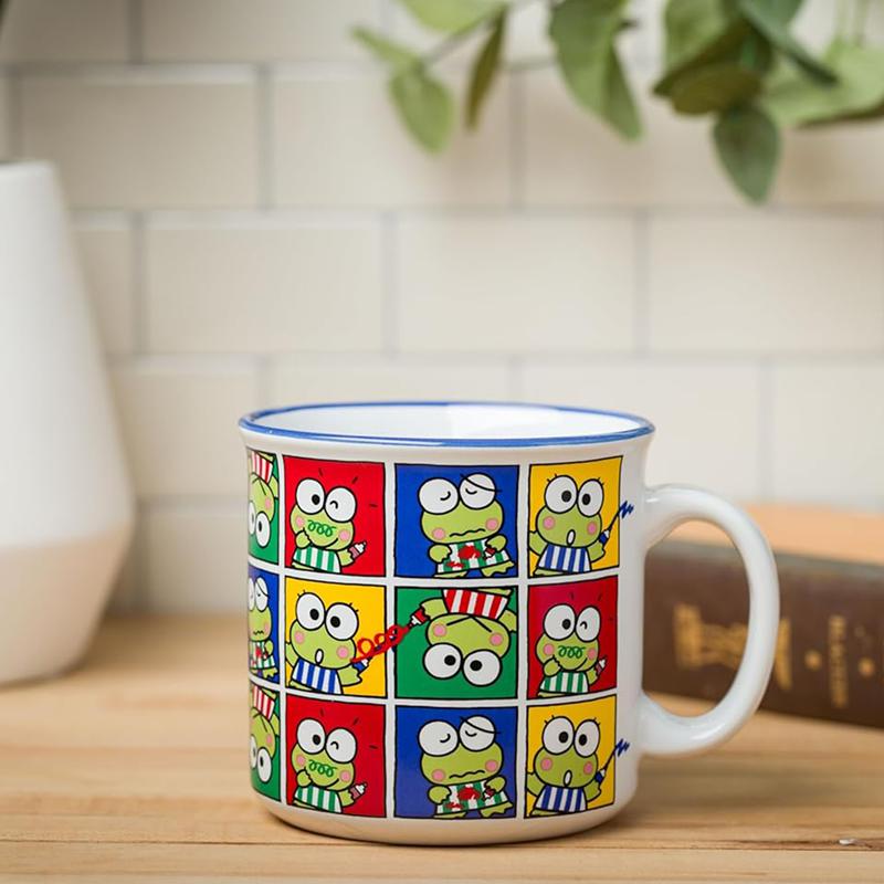 Sanrio Characters Sanrio Keroppi Ceramic (Grid Pose) Mug  Saudi Arabia |  XQ0146382