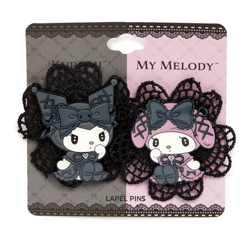 Sanrio Characters Sanrio Kuromi & My Melody Lolita MeloKuro Lace Set Pin  Saudi Arabia |  NI2693810