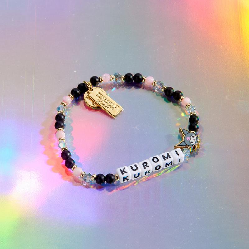 Sanrio Characters Sanrio Kuromi x Little Words Project Beaded Bracelet  Saudi Arabia |  FL5873961