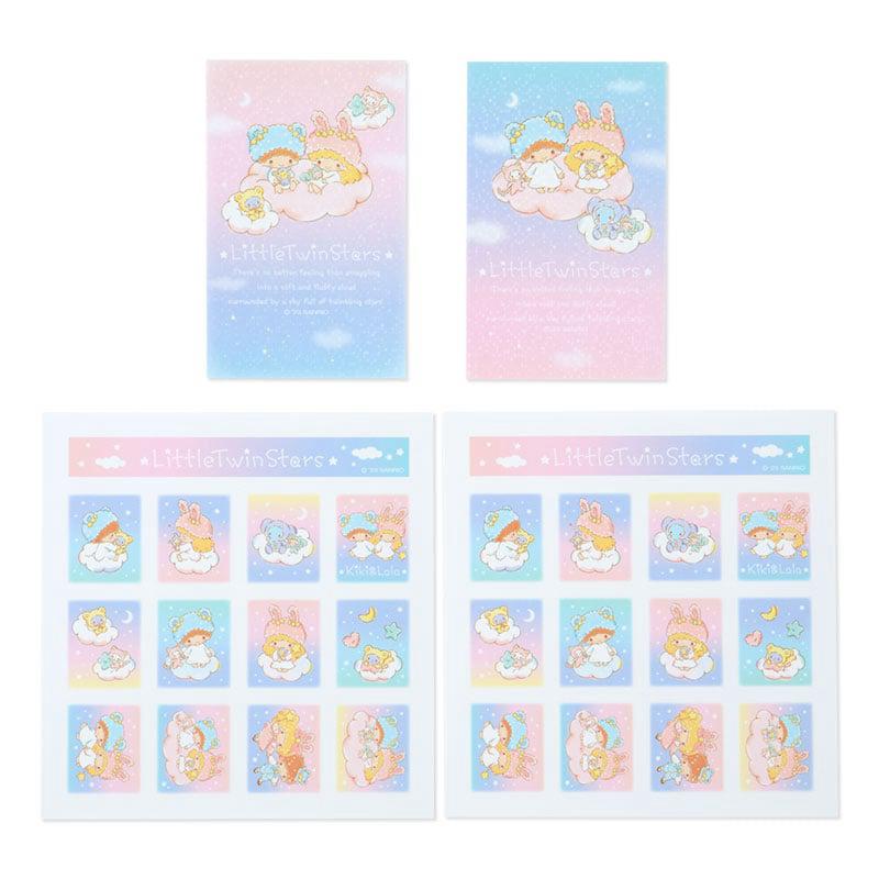 Sanrio Characters Sanrio LittleTwinStars(Fluffy Cloud Series) Sticker Set  Saudi Arabia |  AI7590362