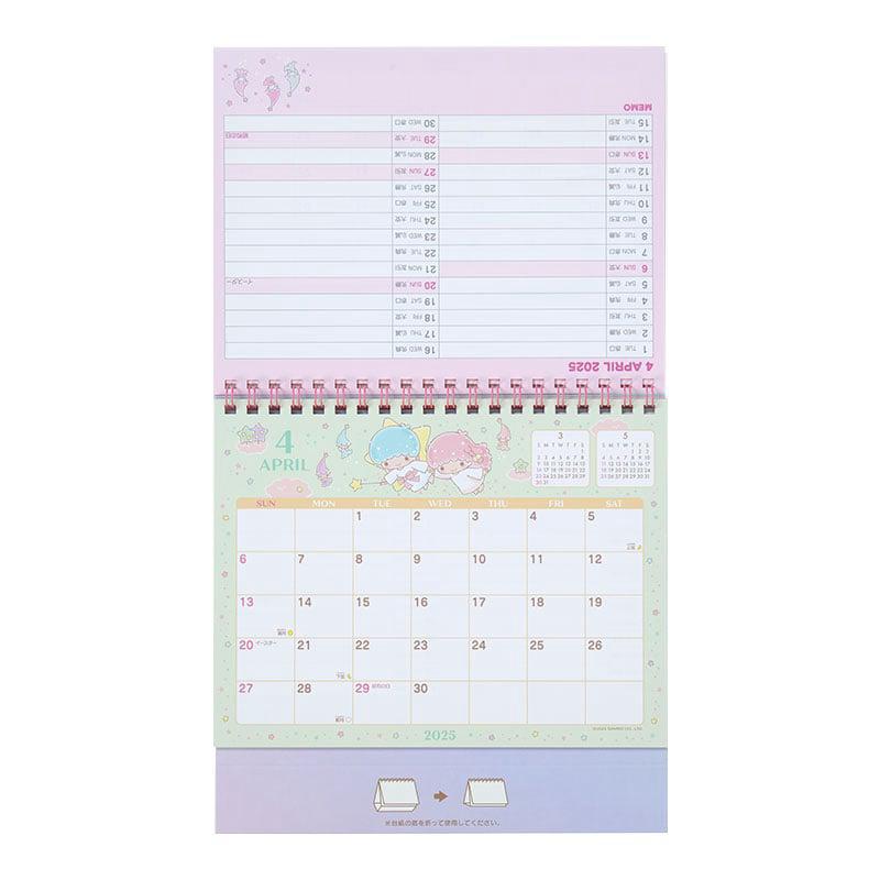Sanrio Characters Sanrio LittleTwinStars 2025 Desk Calendar  Saudi Arabia |  TO3206985