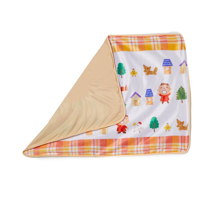 Sanrio Characters Sanrio Minna No Tabo Lap (Orange Plaid Series) Blanket  Saudi Arabia |  RV7340265