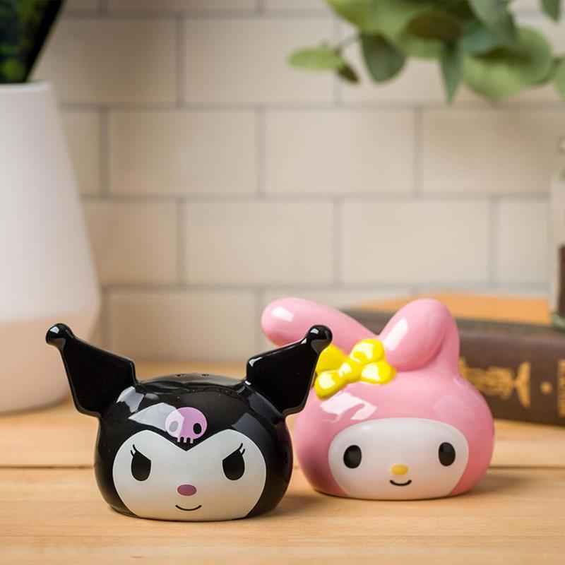 Sanrio Characters Sanrio My Melody And Kuromi Sculpted Ceramic Salt and Pepper Set Salt And Pepper Set  Saudi Arabia |  RQ2163709