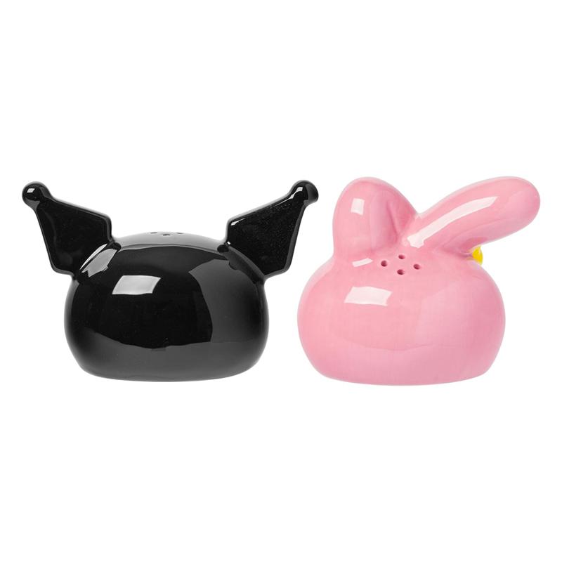 Sanrio Characters Sanrio My Melody And Kuromi Sculpted Ceramic Salt and Pepper Set Ornament  Saudi Arabia |  DS8069534