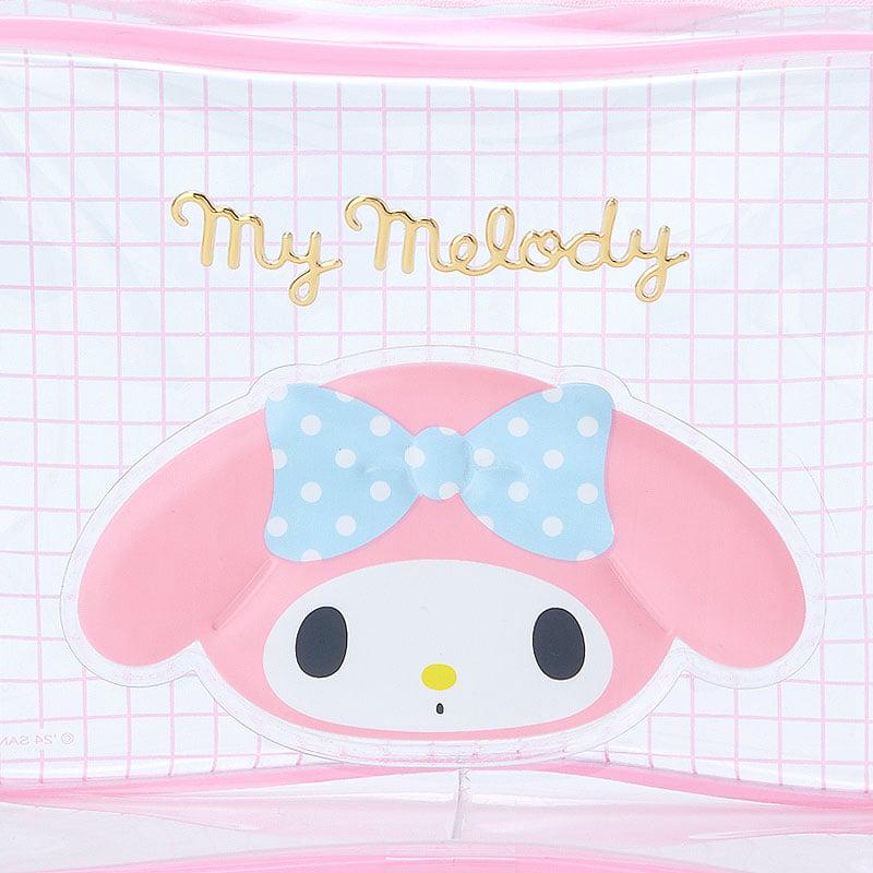 Sanrio Characters Sanrio My Melody Clear Grid Zipper Pouch  Saudi Arabia |  KR2491835