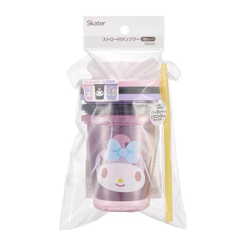 Sanrio Characters Sanrio My Melody & Kuromi Complete 3pc Set Tumbler  Saudi Arabia |  ST8417903
